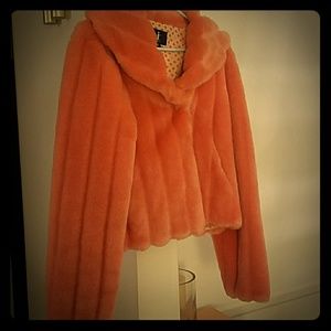 Peach Fur Coat